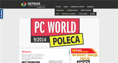 Desktop Screenshot of hepnar.pl